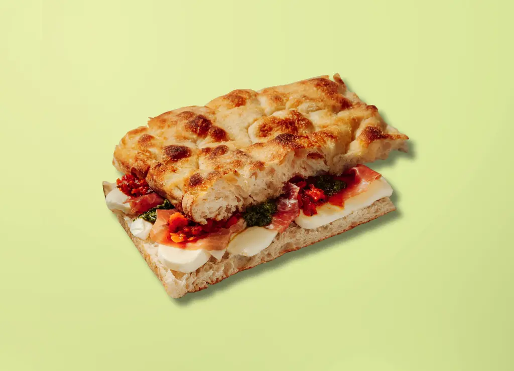 Focaccia jambon