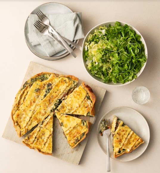 Brie en spinazie