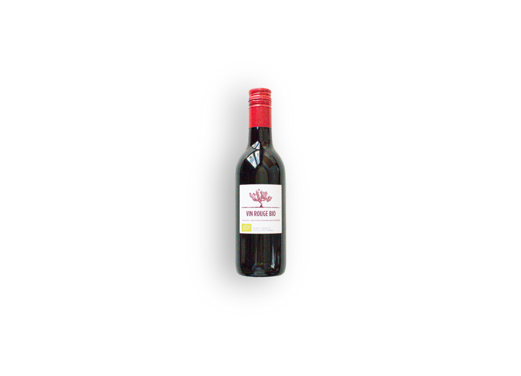 Vin rouge bio