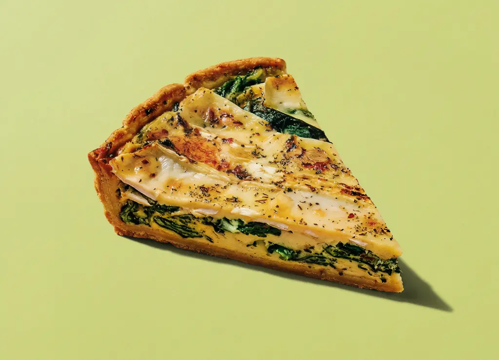 Brie  Spinach Quiche 