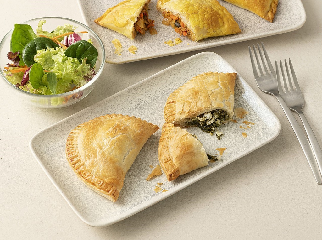 Empanada with goatcheese and spinach