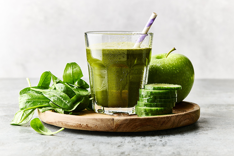 Spinach juice