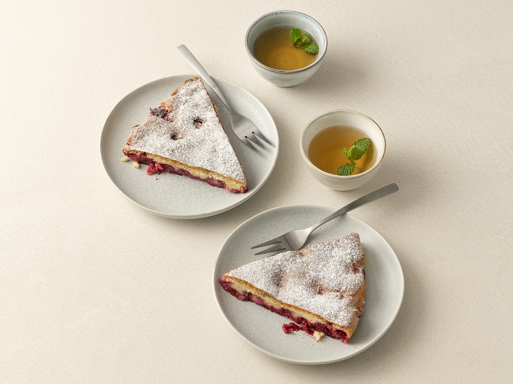 Clafoutis met frambozen