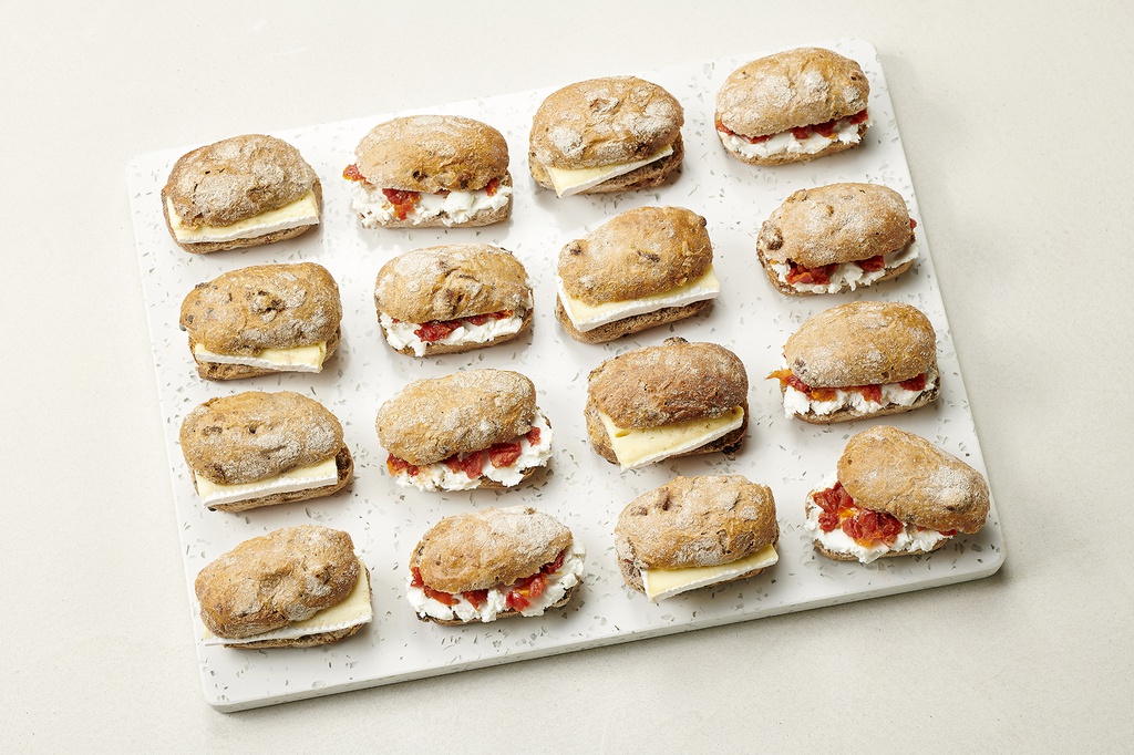 Plateau Sandwiches Noix Raisin