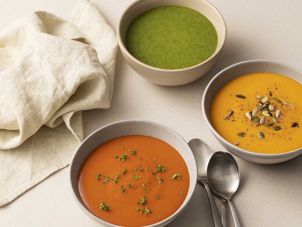 Mushroom - chestnut soup bowl