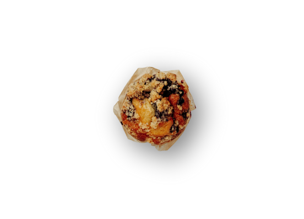 Organic blueberry muffin