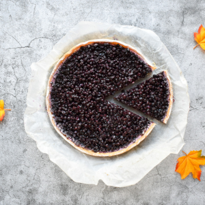 Blueberry almond tart