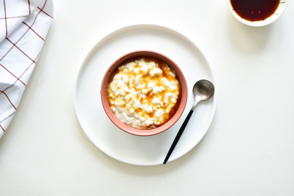 Karamel rijstepap
