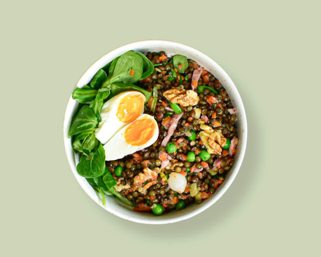 Lentils - egg