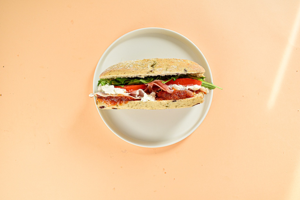 Ciabatta Rauwe Ham